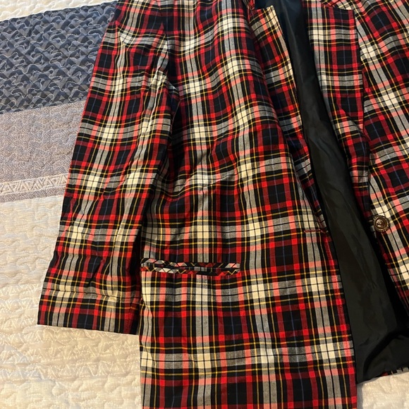Counterparts Red and Black Plaid Blazer - Picture 3 of 7